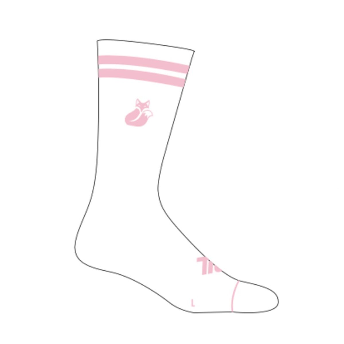 TILKI - Calcetin Tilki Comfort Line BlancoRosa Pack X3 Tenis Padel