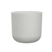 Macetero Praga Blanco Redondo Poliresina Diámetro 44 cm x Alto 43 cm