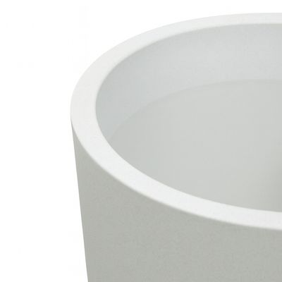 Imagen 2 del producto Macetero Praga Blanco Redondo Poliresina Diámetro 44 cm x Alto 43 cm