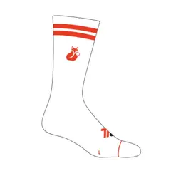 TILKI - Calcetin Comfort Line BlancoNaranjo Pack X3 Tenis Padel