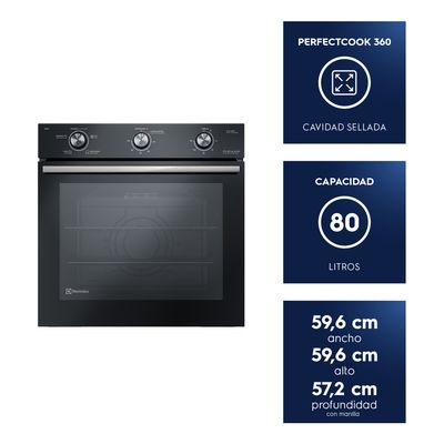 Imagen 2 del producto Horno Empotrable Eléctrico 80L Efficient PerfectCook OE8EL