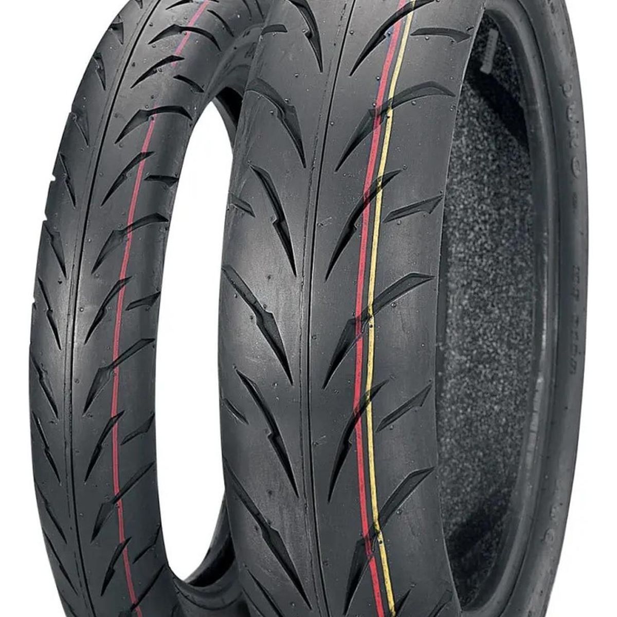 GENERICO - Pack 2 Neumáticos Moto 140/60/17 + 110/70/17 Sport Urbano