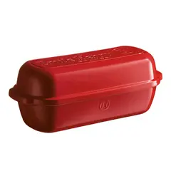 EMILE HENRY - Horno De Cerámica Para Pan De Molde Grande Rojo