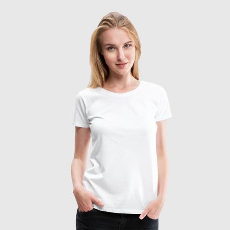 CREA PRINT - POLERA BLANCA PARA ESTAMPADO TACTO ALGODON ADULTO MUJER POLIESTER