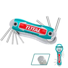 TOTAL TOOLS - Juego Llave Allen 8 Piezas Total