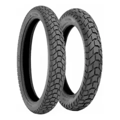 GENERICO - Pack De 2 Neumáticos Moto 90/90/21 + 120/80/18 Dual-mixto