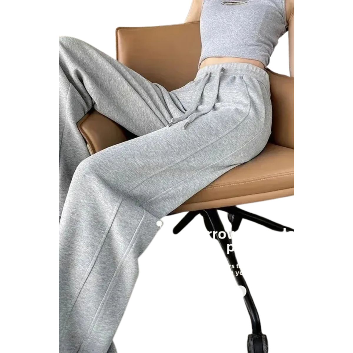 LOOK SHOP - Pantalón Mujer Palazzo Algodón. Buzo Lulu Calidad Premium 819