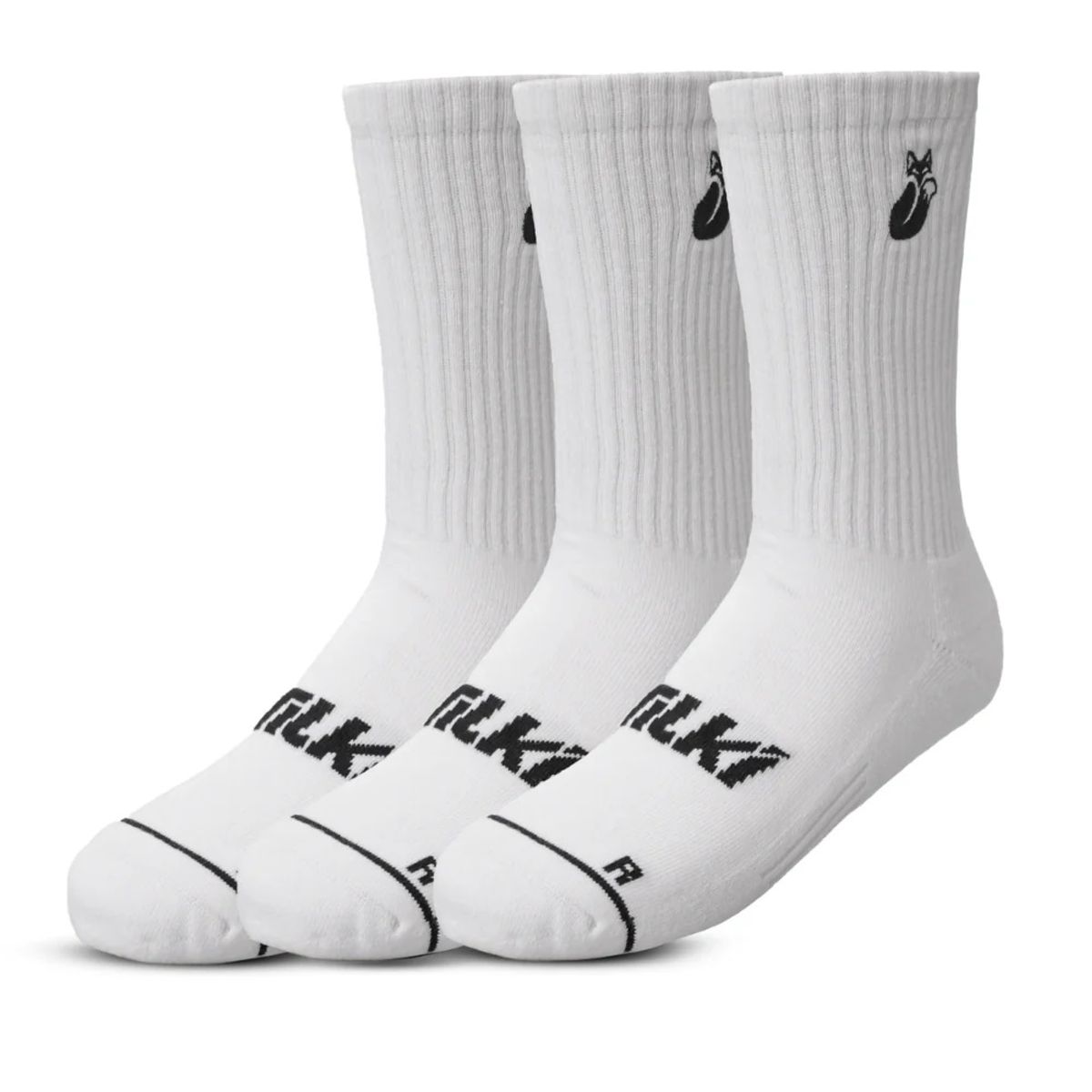 TILKI - Calcetin Tilki Comfort BlancoNaranjo Pack X3 Tenis Padel