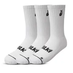 TILKI - Calcetin Comfort BlancoRosa Pack X3 Tenis Padel