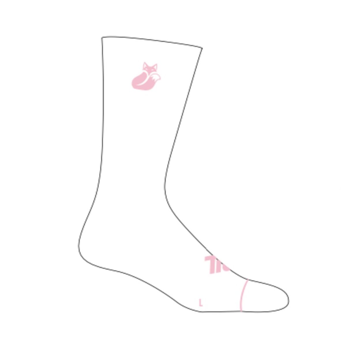 TILKI - Calcetin Tilki Comfort BlancoRosa Pack X3 Tenis Padel