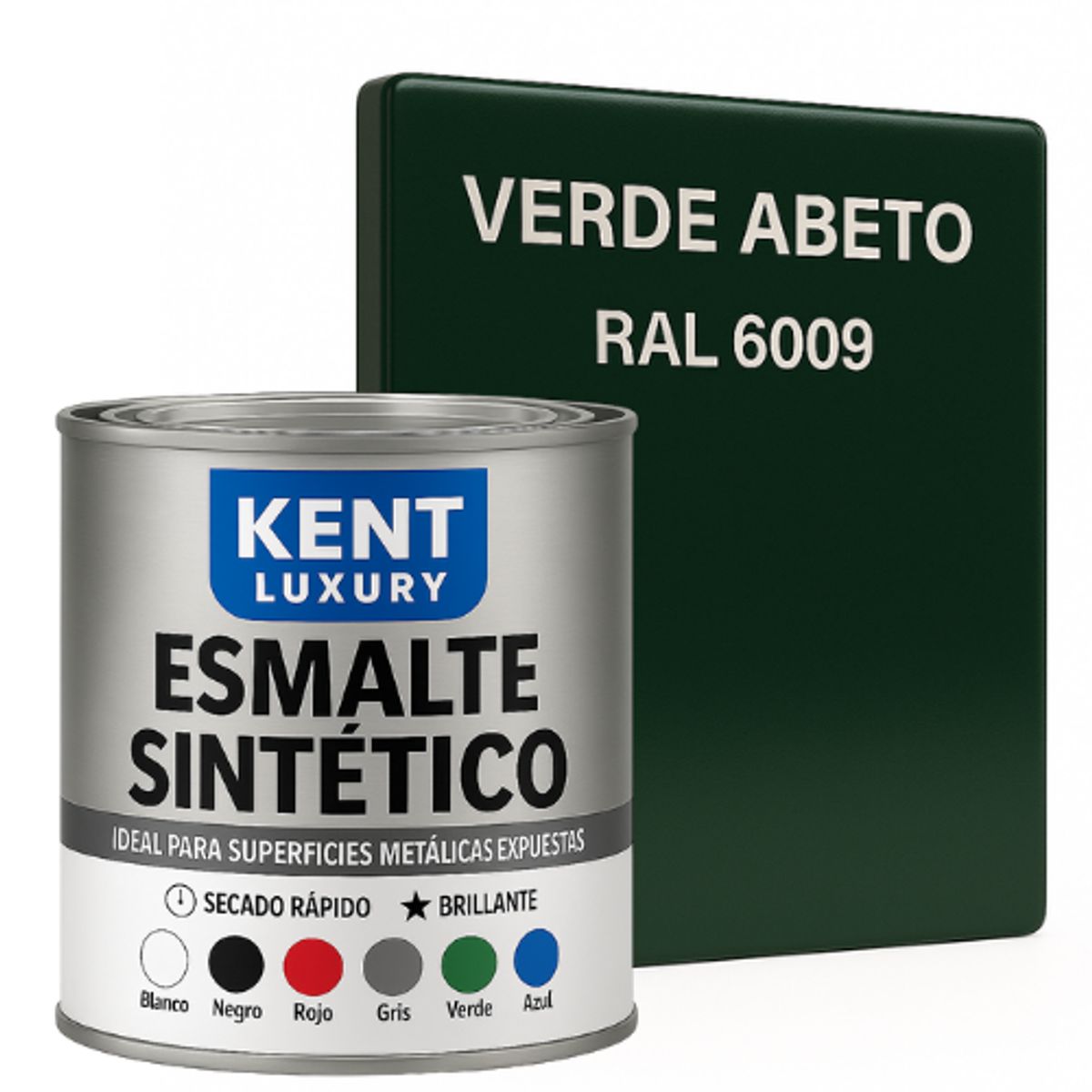 KENT - ESMALTE SINTETICO - 1-4 GALÓN - VERDE ABETO
