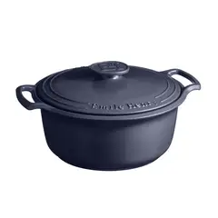 EMILE HENRY - Cocotte Redonda 5L Azul índigo
