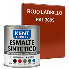 KENT - ESMALTE SINTETICO - 1-4 GALÓN - ROJO LADRILLO