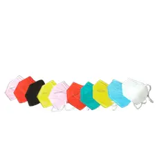 GENERICO - Pack 10 unds mascarillas kn 95 surtidos 5 capas con certificado