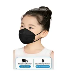 GENERICO - Pack 10 unds mascarillas kn 95 5 capas con certificado para niños