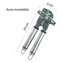 GENERICO - Destapador abridor de latas acero inoxidable