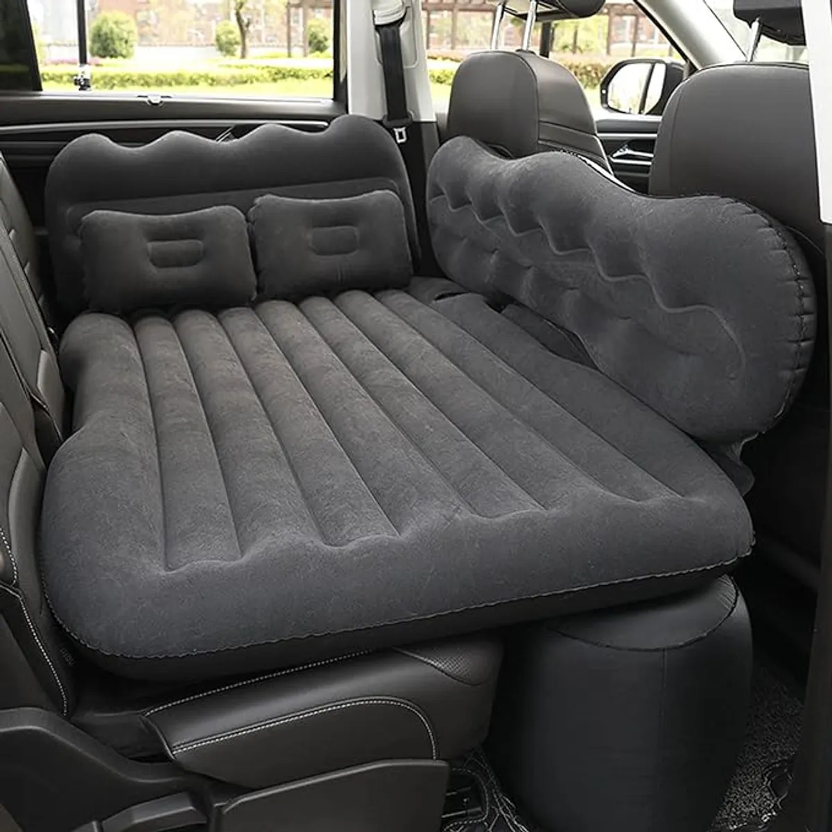 MOVI - COLCHÓN INFLABLE PARA AUTO CAMPING EN VEHÍCULO CON ALMOHADAS