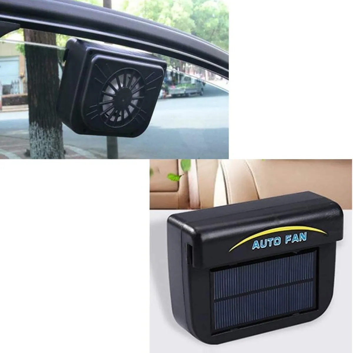 MOVI - VENTILADOR SOLAR PARA AUTO CLIMATIZADOR ECOLÓGICO DE VENTANA