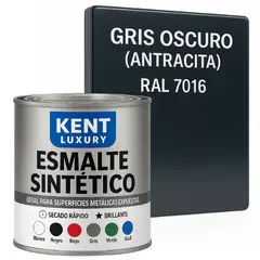 KENT - ESMALTE SINTETICO - 1-4 GALÓN -GRIS OSCURO