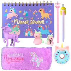 GENERICO - Set Planner Mas Accesorios - Papelería Kawaii