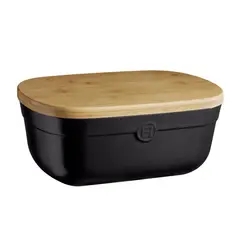 EMILE HENRY - Panera Con Tapa De Madera Negro