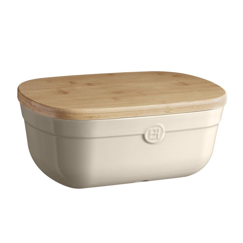 EMILE HENRY - Panera Con Tapa De Madera Crudo