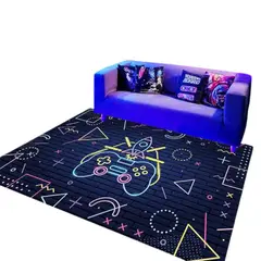 ANGELES DEL HOGAR - ALFOMBRAS CON DISEÑO GAMER 150X200 CM