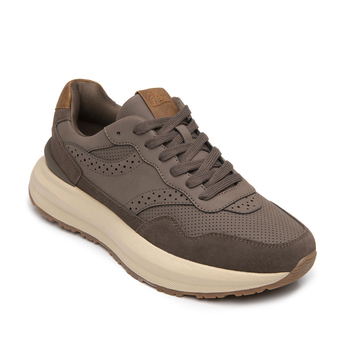 FLEXI - Zapatilla Hombre Belk 420903 Café Flexi