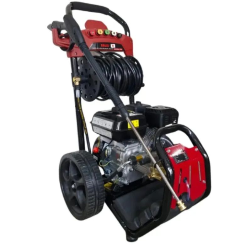 GENERICO - Hidrolavadora A Bencina Industrial 7,5 Hp 12 Metros Maguera