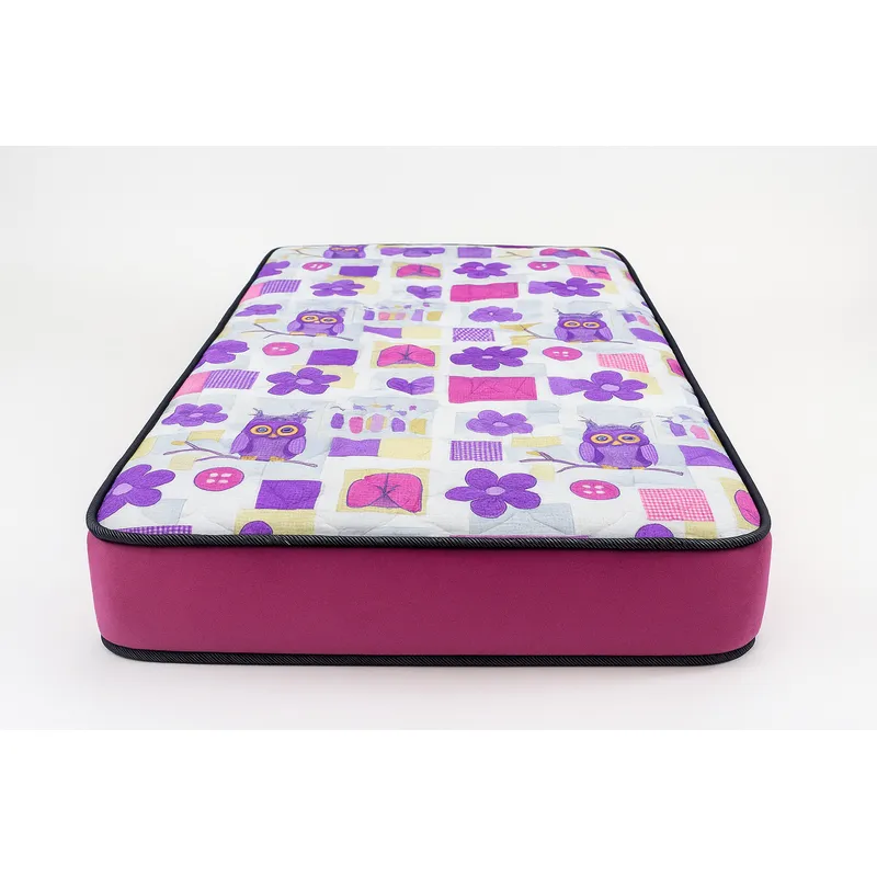 GENERICO - Colchon Infantil  Rosa Taurova Kids 1 plza 22 cm alto, Resortes Bonnell Firme