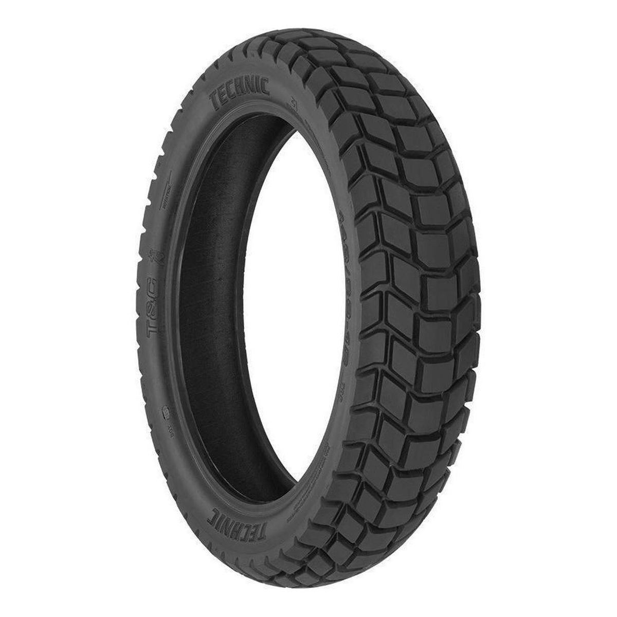 GENERICO - Neumático Trasera Para Moto Technic T&c Con Cámara De 120/80-18 S 62