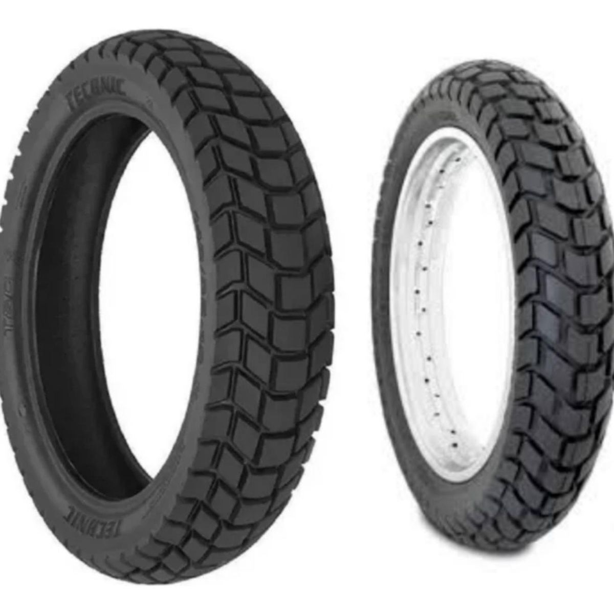 GENERICO - Pack 2 Neumáticos Moto 90/90/21 + 140/80/18 Dual - Mixto