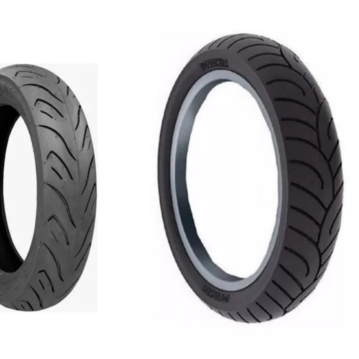 GENERICO - Pack 2 Neumaticos Moto 3.50-10 - 90/90/12 Scooter - Bicimoto