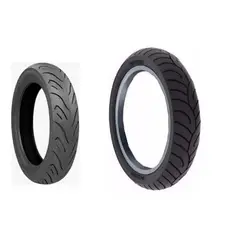 GENERICO - Pack 2 Neumaticos Moto 3.50-10 - 90/90/12 Scooter - Bicimoto