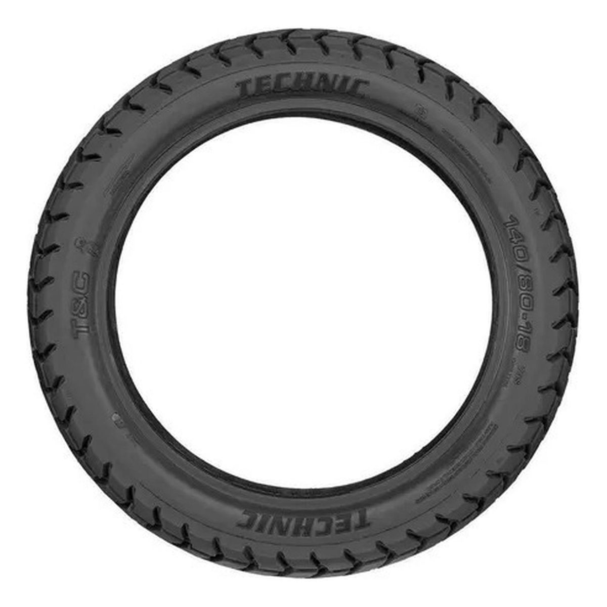 GENERICO - Neumático Trasero Para Moto 140/80-18 Dual - Multipropósito