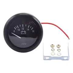 GENERICO - Reloj Medidor Voltaje Maquinaria Generador Vdo 12v 52mm