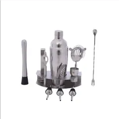 GENERICO - Kit Bartender Set De Cocteleria Profesional Tragos 11 Pcs