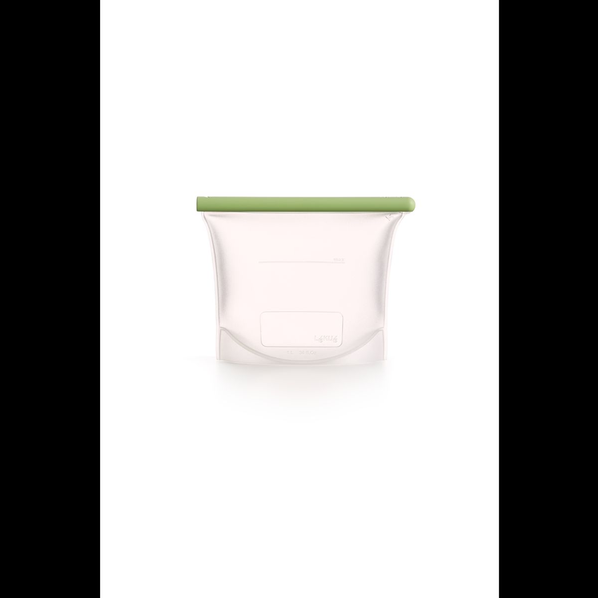 LEKUE - Bolsa reutilizable de silicona 1 L