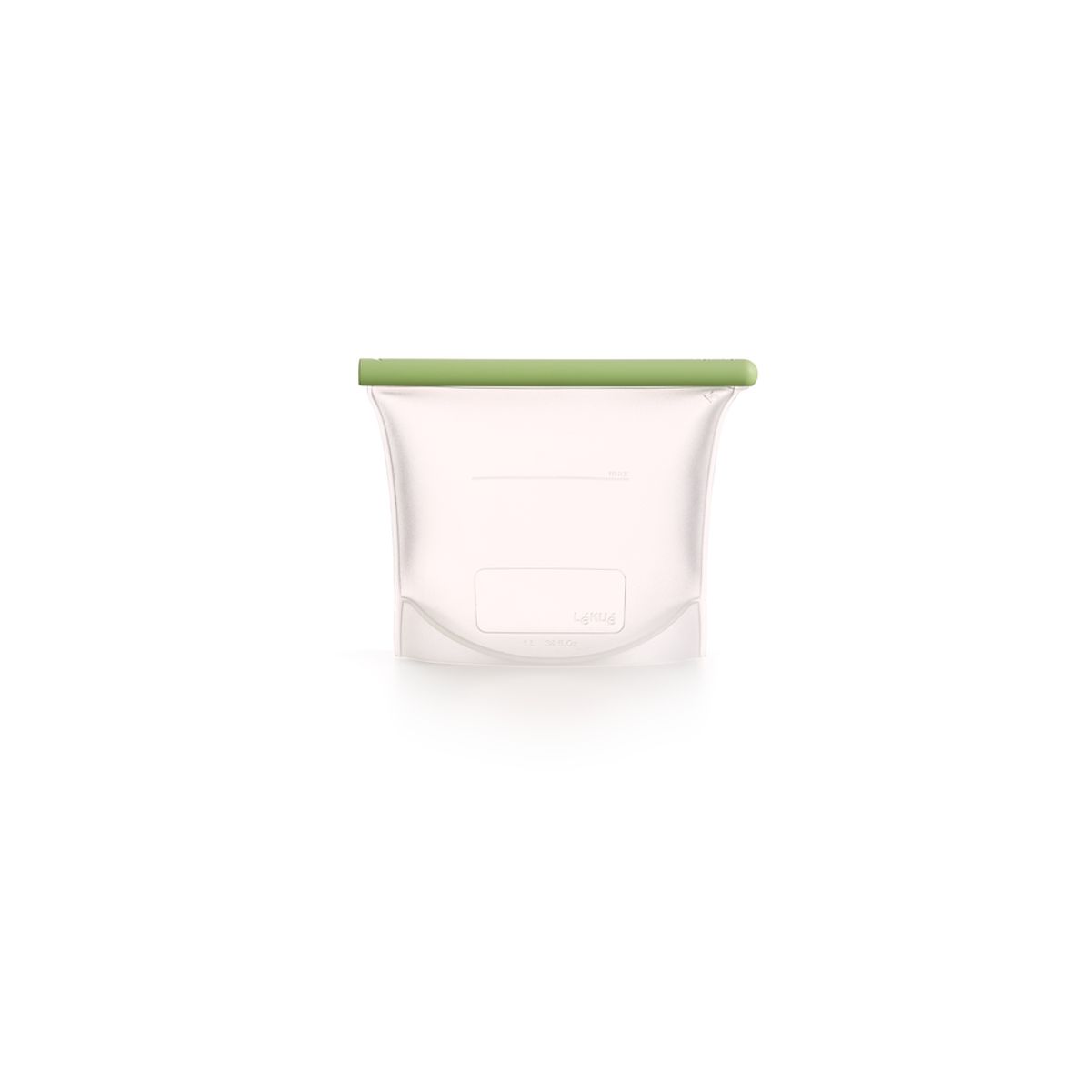 LEKUE - Bolsa reutilizable de silicona 1 L