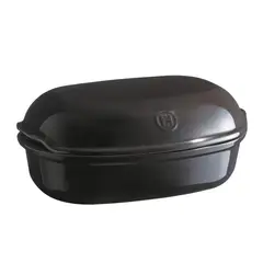 EMILE HENRY - Horno De Cerámica Para Pan Artesanal Gris Oscuro