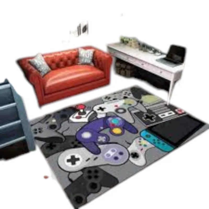ANGELES DEL HOGAR - ALFOMBRAS CON DISEÑO GAMER 150X200 CM