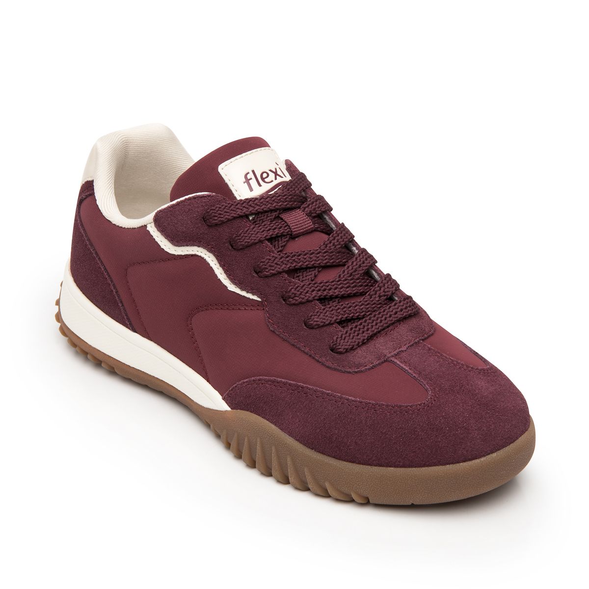 FLEXI - Zapatilla Mujer Naoki 138502 Burdeo Flexi