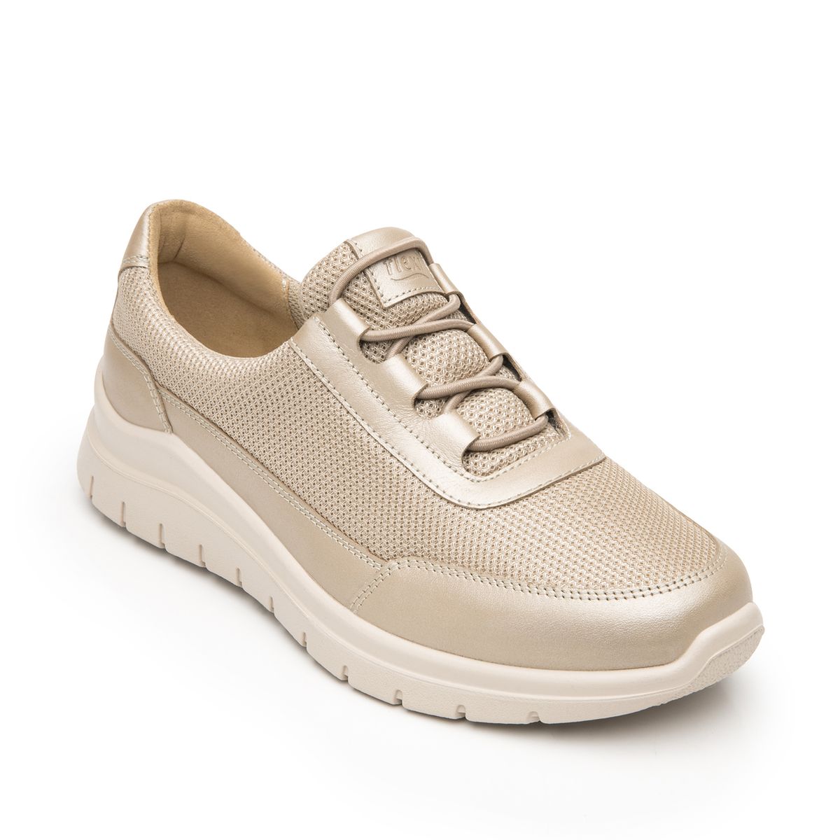 FLEXI - Zapatilla Mujer Azure 130208 Dorada Flexi