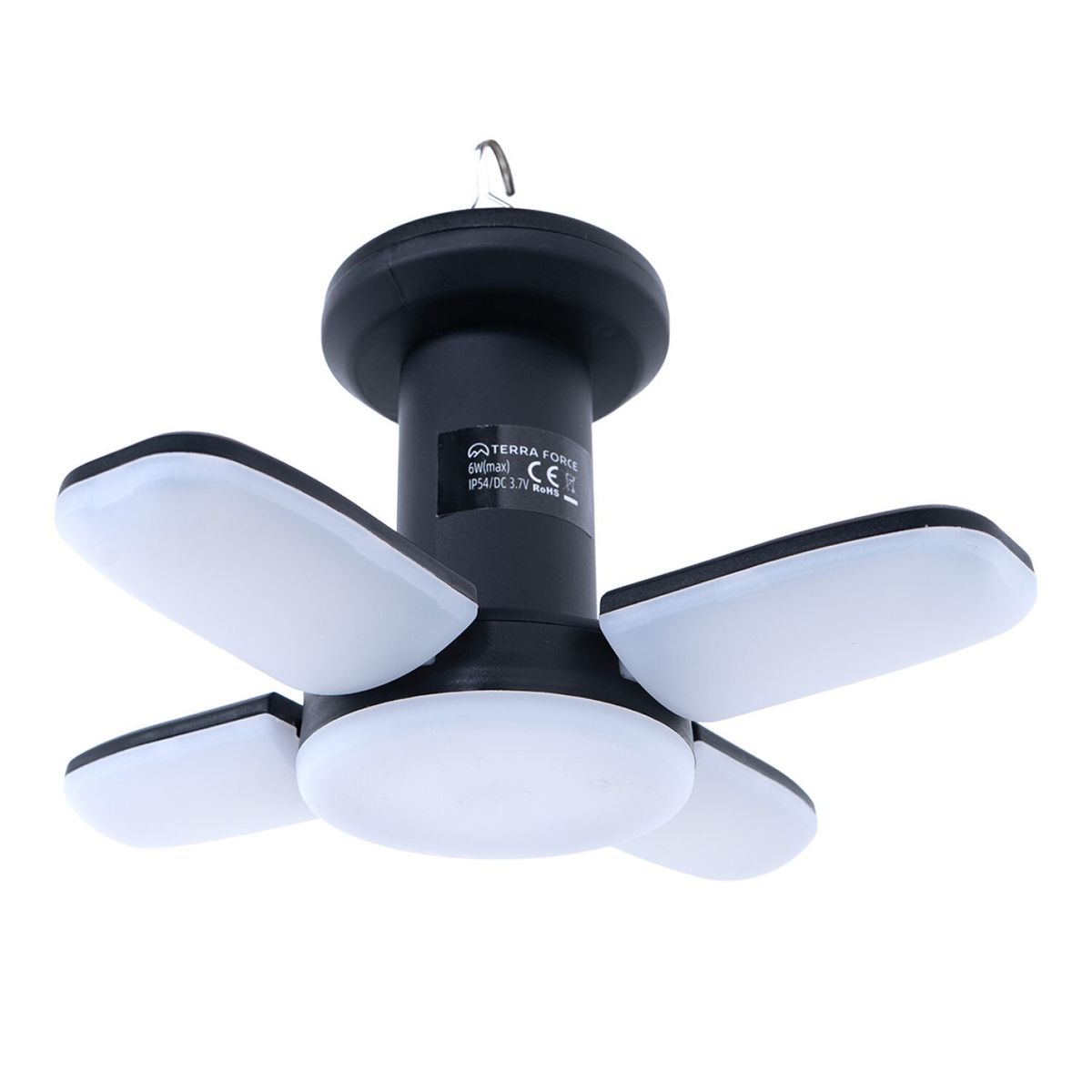 TERRA FORCE - LINTERNA COLGANTE CAMPING RECARGABLE PLEGABLE 8H