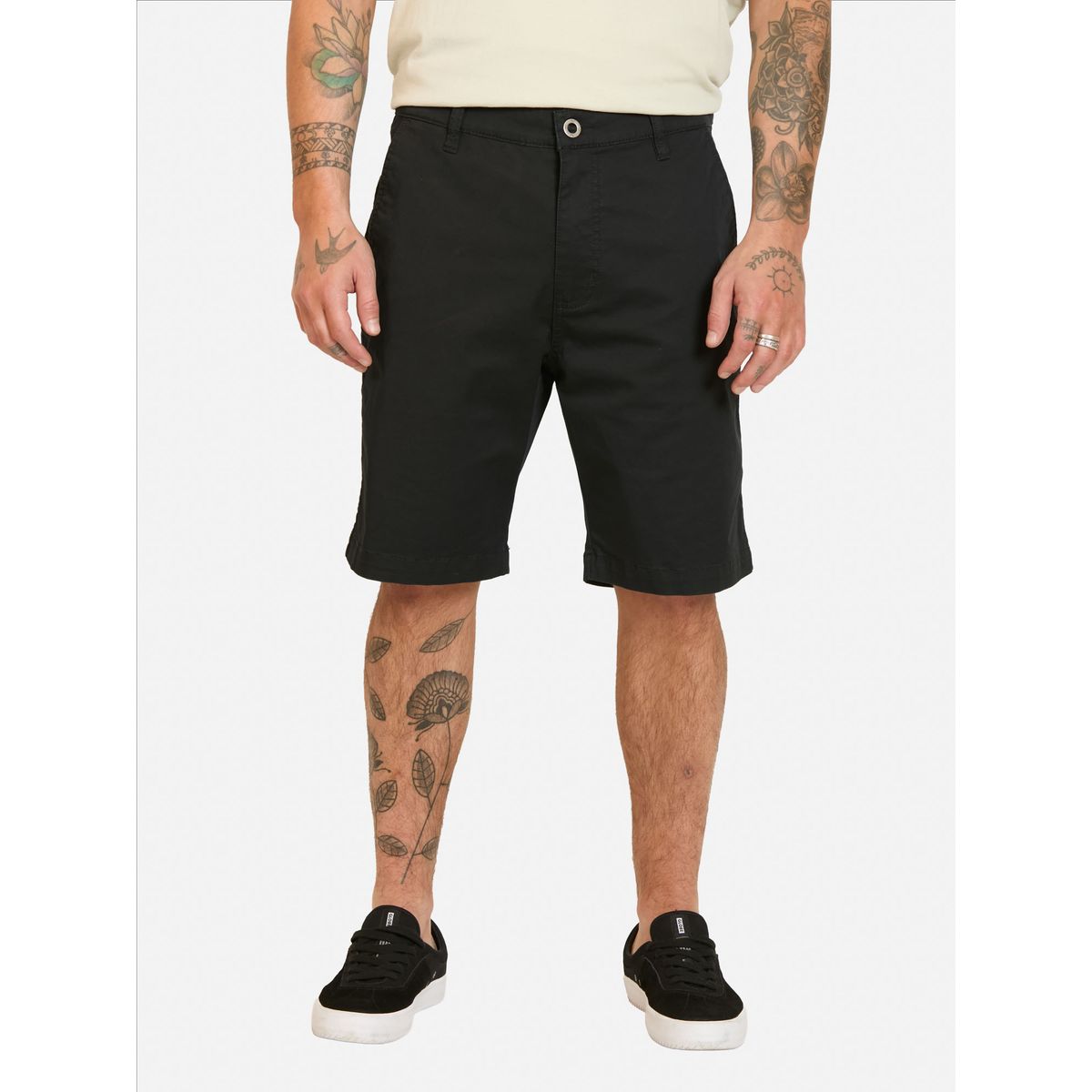 RUSTY - Bermuda Framez Negro Hombre Rusty