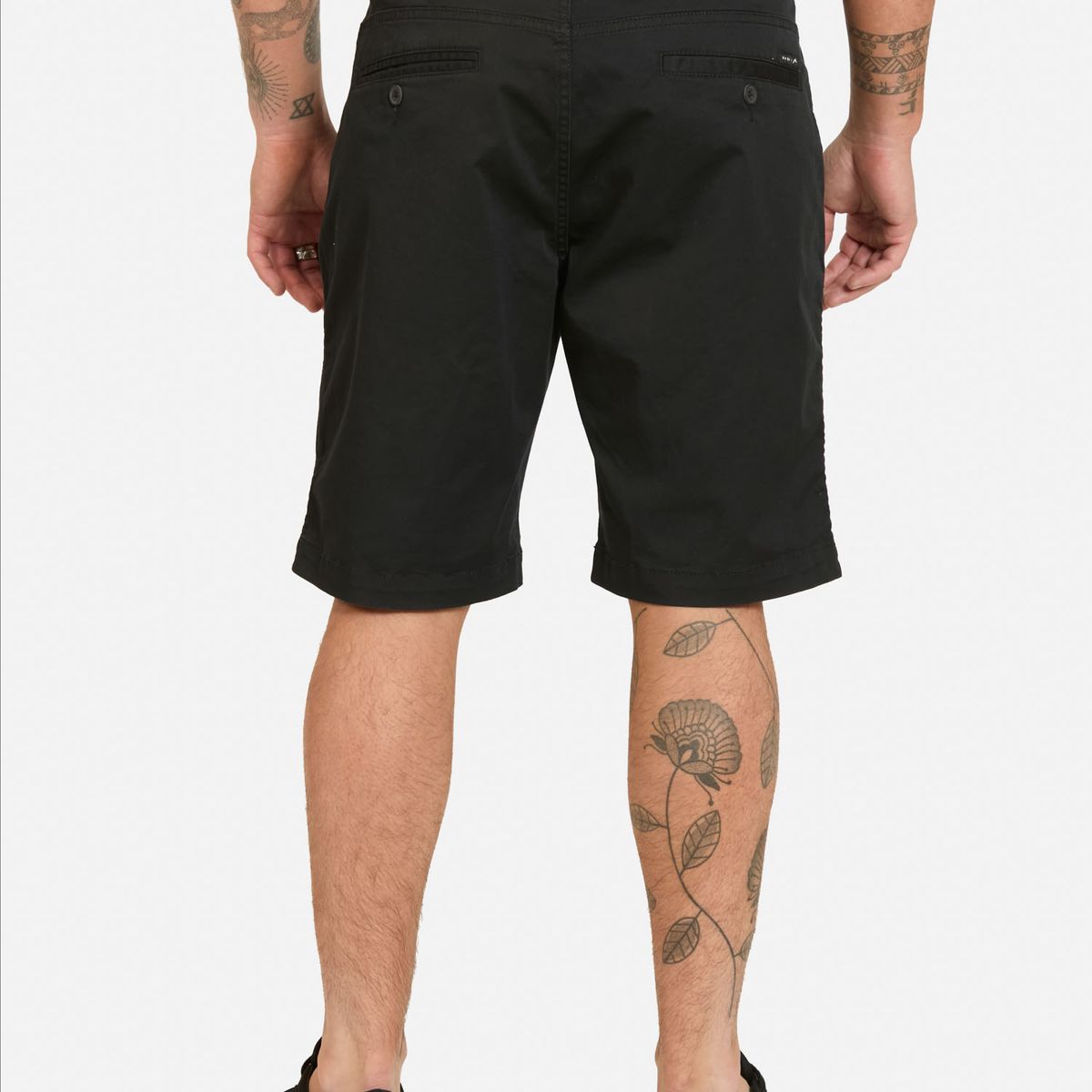 RUSTY - Bermuda Framez Negro Hombre Rusty