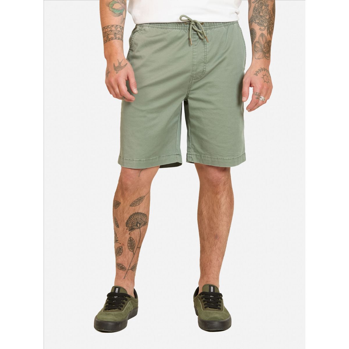 RUSTY - Bermuda Jogger Freeze Verde Hombre Rusty