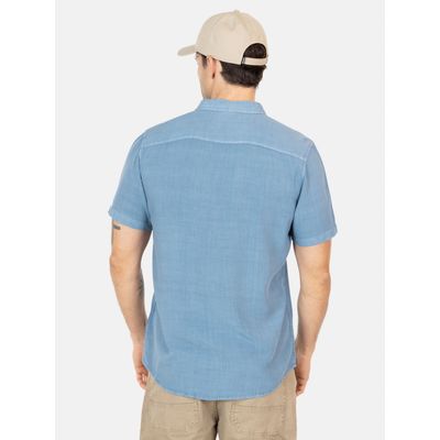 Imagen 2 del producto Camisa MC Barlo Celeste Hombre