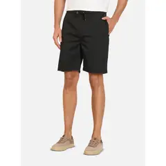VOLCOM - Bermuda Jogger Flux Negro Hombre