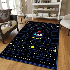 GENERICO - ALFOMBRA JUVENIL 150X200 DISEÑO PACMAN MP